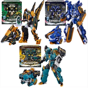 Miniforce Dinoid Warrior Buster Giga Tidal Shark Storm Tera Robot Set 2025 - Picture 1 of 7