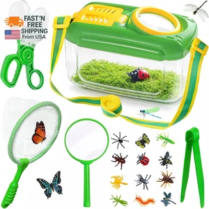 Bug Catcher for Kids, 17 PCS Bug Catching Kit with Bug Collector Toy Bugs Butter - Picture 1 of 12