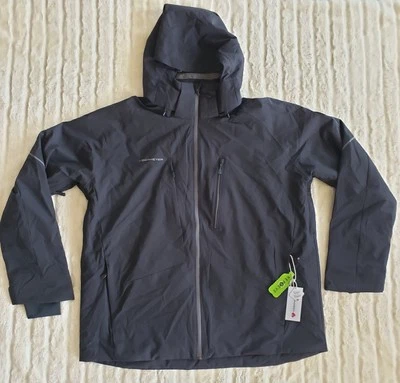 Obermeyer Raze Black Insulated Comfort Zone Ventilation Ski Jacket Men's 2XL - Image 1 of 4