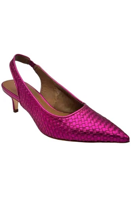 Donald Pliner女式奥林匹亚吊带浅口鞋紫红色 — 第 1/3 张图片