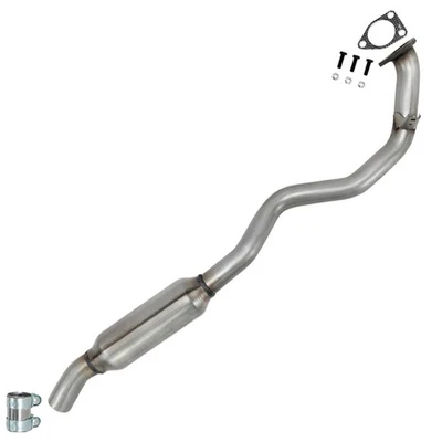 Stainless Steel Exhaust Resonator Pipe fits: 2016-2020 Mitsubishi Outlander 3.0L - Image 1 of 4