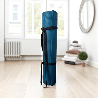 Zenergy Elite Premium Ejercicio Yoga Esterilla con Correa 3/8 pulgadas de Grueso Nuevo Azul Teal Foto 1 de 4