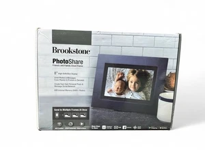 Brookstone PhotoShare Friends and Family Smart Frame - 10.1” , Black NEW - Picture 1 of 2