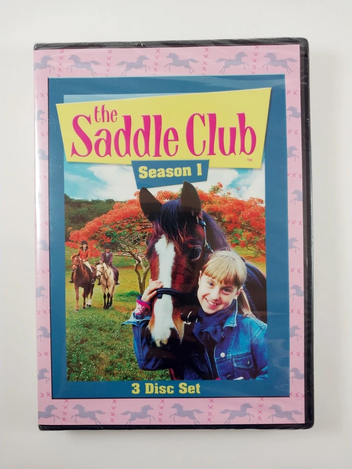 The Saddle Club : Season 1 (DVD, 2010) Fullscreen - 3 Disc - Sealed - Image 1 of 3