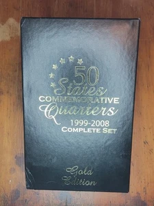50 States Commemorative Quarters 1999 To 2008 Complete Set "Gold Edition" - Picture 1 of 13