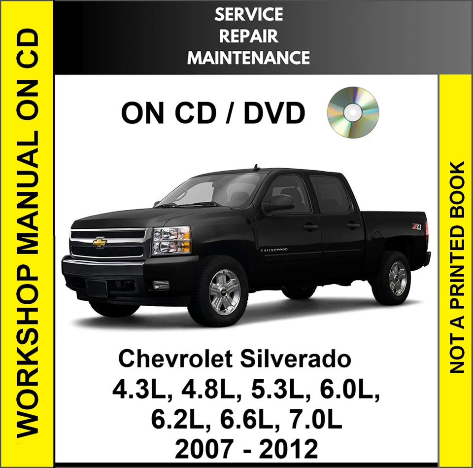 CD manual taller reparación servicio Chevrolet Silverado 1500 2007 - 2012 Foto 1 de 1