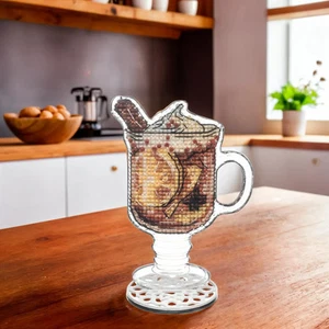 DIY Kreuzstich Stickset auf Kunststoffbasis Coctail Küche Wohnkultur - Bild 1 von 7