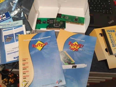 2 Stuck Fritz!Card PCI V2.0 AVM ISDN Controller OVP FRITZ!Box 7590 - Bild 1 von 4