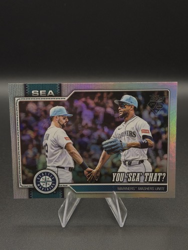 2026 Topps Series 1 - Julio Rodriguez, Cal Raleigh #168 Rainbow Foil | eBay