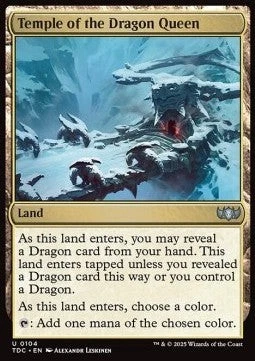 Magic/MTG Temple of the Dragon Queen TDC-104 Uncommon Englisch Neu - Bild 1 von 2