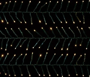Xmas Lights 3000 LED Warm White Cluster 37.5M Timer In & Outdoor Christmas Decor - Picture 1 of 4