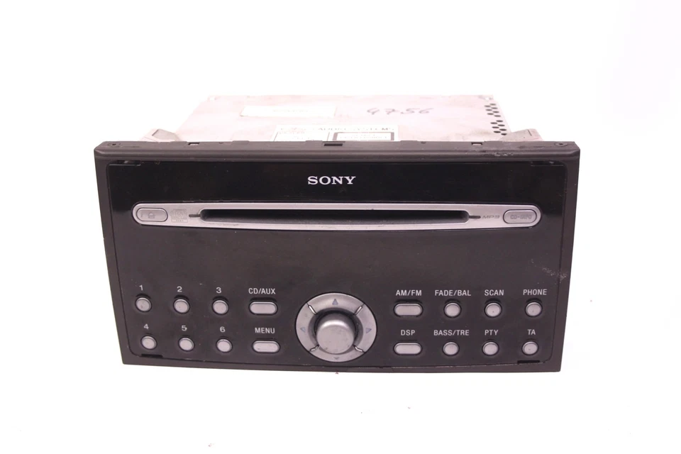 Sony Autoradio Ford Focus II S/C-Max 4M5T-18C815-BC C307 MP3 RDS FS214 + Code - Bild 1 von 2