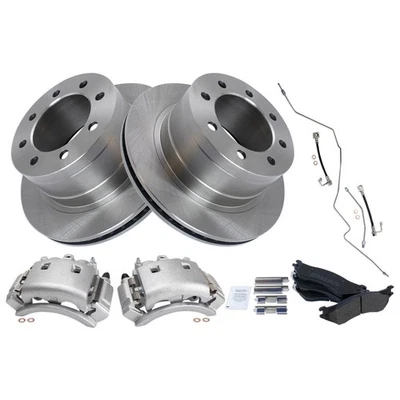 Brake Pad & Rotor Kit Semi-Metallic Fits 2003-2008 Dodge Ram 3500 - Image 1 of 4