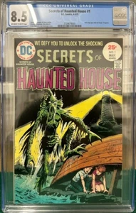 SECRETS OF HAUNTED HOUSE #1 CGC 8.5 1ST DESTINY - Picture 1 of 1