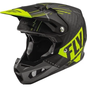 Fly Racing Formula Carbon Vector Helmet Matte Black/Grey/Flo Yellow Large NEW - Bild 1 von 4