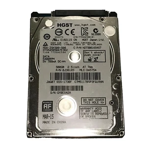 HGST 500GB Laptop Hard Drive HDD 2.5" 5400RPM SATA 3Gb/s 8MB Cache Z5K500-500 - Picture 1 of 2
