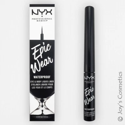1 NYX Matte Liquid Liner - Waterproof Epic Wear Eyeliner "EWSPLL01 Black" Joy's - Image 1 of 4