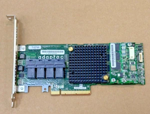 Adaptec ASR-71605 16-Port 6Gb/s 1GB SAS SATA PCIe RAID Controller w Full Height - Picture 1 of 2