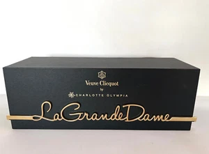 VEUVE CLICQUOT CHAMPAGNE LA GRAND DAME CHARLOTTE OLYMPIA LEOPARD MIRROR GIFT BOX - Picture 1 of 9