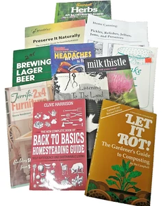 PREPPER Books LOT, Rural Life Homesteading Skills, Homeschool Off Grid Survival - Picture 1 of 12