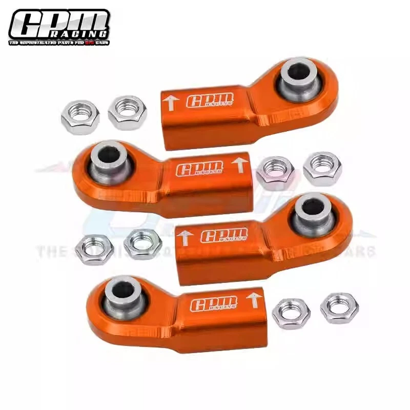 GPM CNC 7075 Aluminum Front Steering Rod Ends AXI254006 For  Axial SCX6 1/6 US - Image 1 of 1