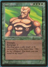 Craw Giant Legends NM Green Uncommon MAGIC GATHERING CARD (ID# 231409) ABUGames