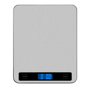 20KG/44Lb Digital Kitchen Scale Stainless Steel Food Weight Measures LED Display - Picture 1 of 3