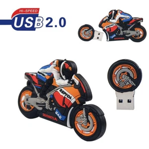 USB 2.0 Flash Drive Pen Drive Motor Car Memory Stick Gift Motorcycle U-Disk - Photo 1/10