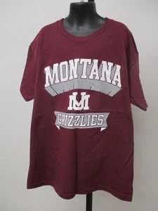 New Montana Grizzlies Youth Size M Medium Red Shirt - Picture 1 of 4