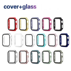 Tempered Glass Case Screen Protector For Apple Watch Ultra 49mm Ultra2 9 8 7 SE - Bild 1 von 59