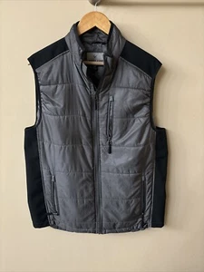 New Anglers Men Gray Lightweight Ripstop Zip Outdoors Vest-Large - Picture 1 of 3