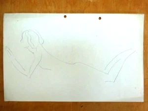 Clifford Ellis Drawing VI - Ellis Family Archive - 1907-1985 Pencil Study - Picture 1 of 3