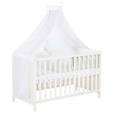 roba Multifunktionsbett mit Beistellfunktion 60 x 120 cm, weiß - Bild 1 von 4