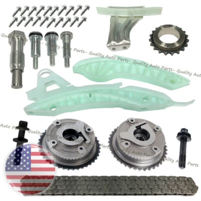 2 VVT Gear Timing Chain Fit Peugeot 207 208 308 508 2008 3008 1.4 1.6 EP3 EP6 - Image 1 of 4