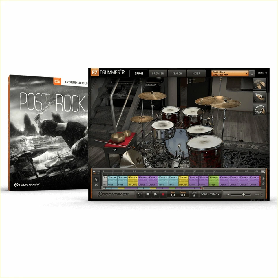 Toontrack Post-Rock EZX - Softwarelizenz - Bild 1 von 1