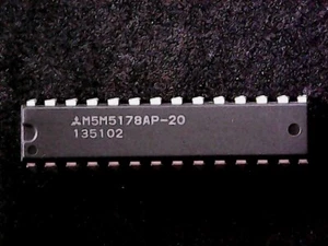 M5M5178AP-20 - Mitsubishi  CMOS RAM, 8K x 8 Bit, 200ns (DIP-28) GENUINE - Picture 1 of 1