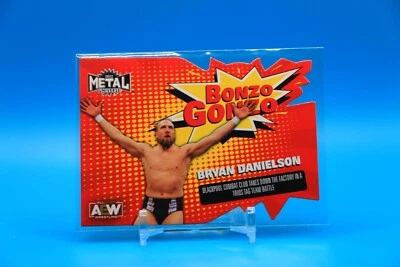 2022 Upper Deck SkyBox Metal Universe AEW Bonzo Gonzo Die Cut Inserts - Image 1 of 4