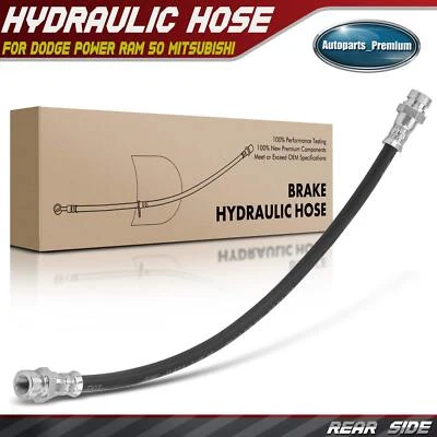 1x Manguera hidráulica de freno trasero derecho/derecho para Dodge Power Ram 50 Mitsubishi Mighty Max Foto 1 de 4