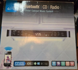 iLive IKBC384S Wireless Under Cabinet Bluetooth CD Radio Music System w/ Remote - Picture 1 of 4