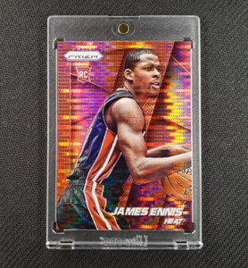 2014-15 Panini Prizm #274 James Ennis RC Rookie Red Pulsar Prizm 17/25 SSP HEAT!