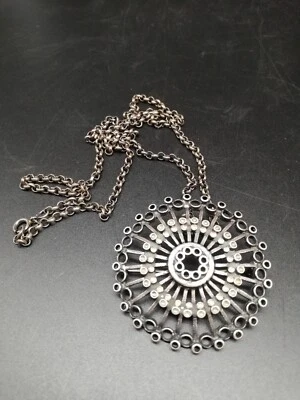 UNI David Andersen Anhänger Sterling Silber Marianne Berg um 1960 Kette Brosche - Bild 1 von 4