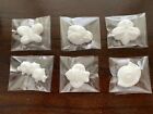 All Natural Unscented Goat Milk Mini Soap Set (Individually wrapped 6 soaps)