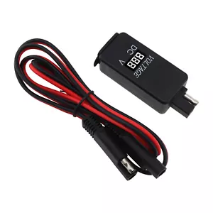 12V-24V 2.1A SAE Dual USB Cable Adapter Dual Port Power Socket GPS Charger US - Picture 1 of 10