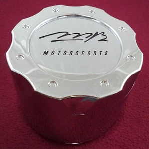 MB Motorsports Wheels Chrome Custom Wheel Center Cap # BC-671 (1) USED - Picture 1 of 3