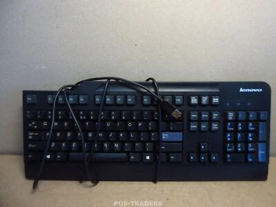 Lenovo 54Y9439 QWERTY USB Wired Desktop Computer Keyboard BLACK / SCHWARZ - Bild 1 von 4