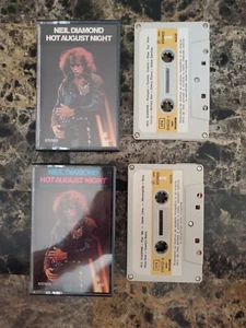 IMPORT Neil Diamond Hot August Night Part 1 And 2 Cassette Portugal MCA-4X034 - Picture 1 of 4