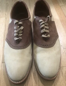 CALLAWAY Golf Shoes Nordstrom Leather brown White 13 D - Picture 1 of 10