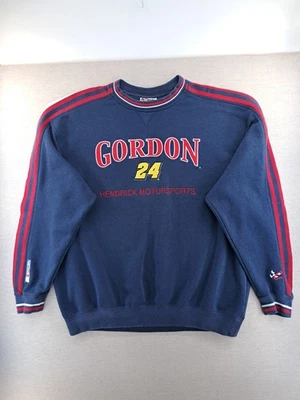 Sudadera De Colección Jeff Gordon Hombres XL Azul Nascar #24 Hendrick Cuello Redondo Pullover Foto 1 de 4