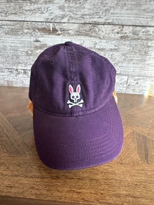 Psycho Bunny Men's Purple Mulberry Baseball Cap - Picture 1 of 7