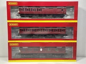 3x Hornby Thompson Suburban Coaches Inc Lavabo BR Carmesí R4575 R4576 R4577 - Imagen 1 de 18